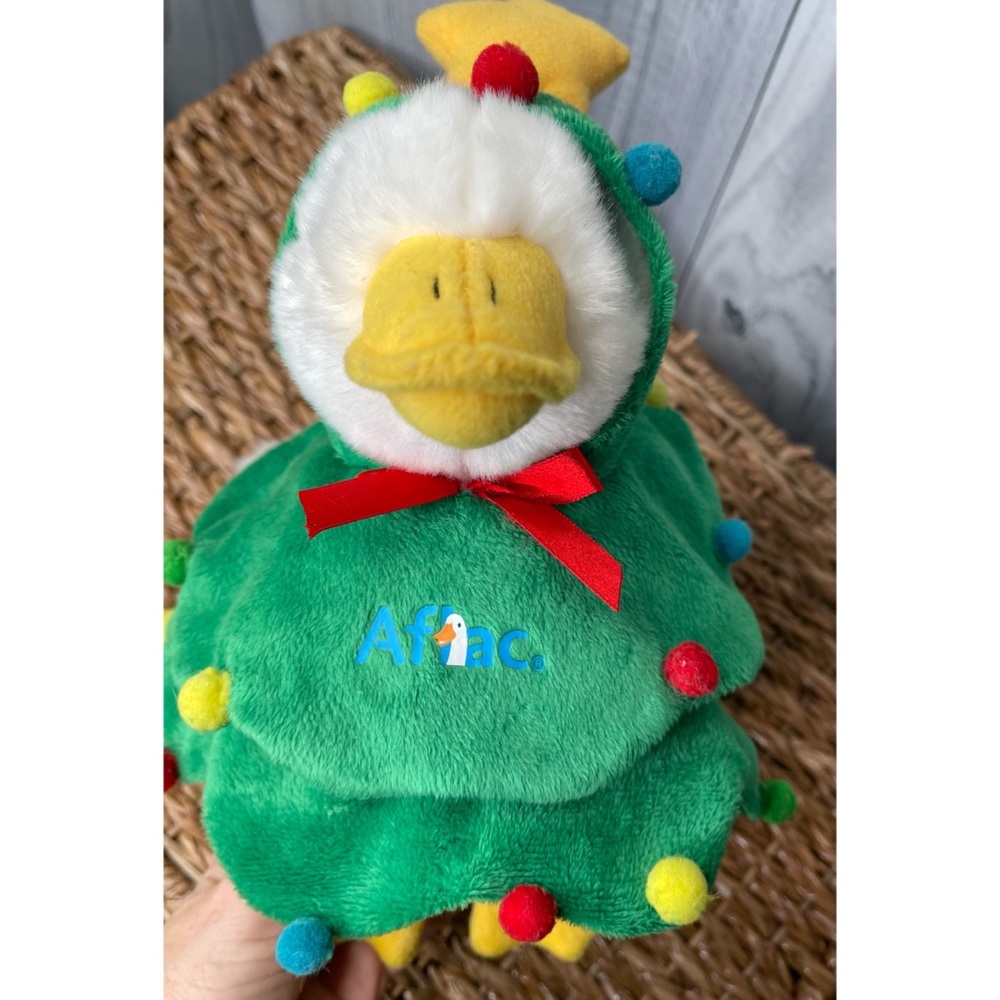 AFLAC 2009 Collectible Talking Light Up Plush Duck Christmas Tree **WORKS Tags